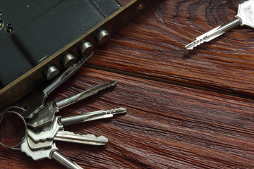 keys and door lock