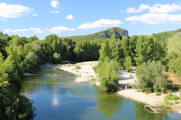 Obraz premium Rivière Hérault, Agones, Languedoc