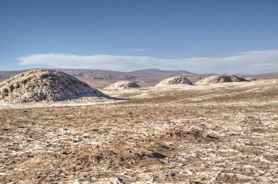 Hills in the Atacama desert in Chile
