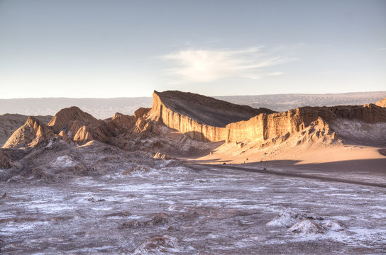 Valle de la Luna in the Atacama desert in Chile
