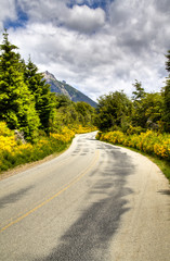 Road of Circuito Chico near Bariloche, Argentina
