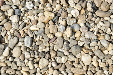Water stones on the beach