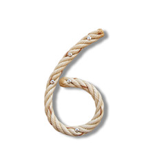 Rope Number Alphabet