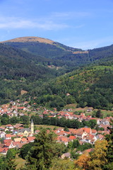 Fototapeta na wymiar Metzeral, village touristique des Vosges