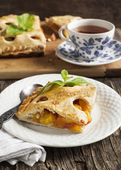 Peach pie