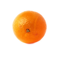 Orange fruit isolated over the white background