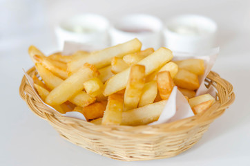Fototapeta na wymiar French fries