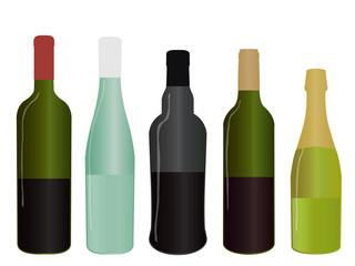 Wines of Europe Half Full Bottles