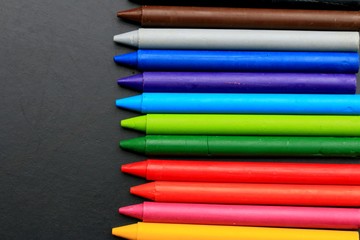 wax crayons