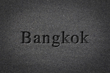 Engraved City Bangkok