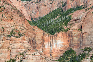 Zion National Park, hanging valley in Kolob Canyons section