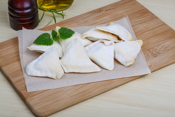 Raw potato dumplings