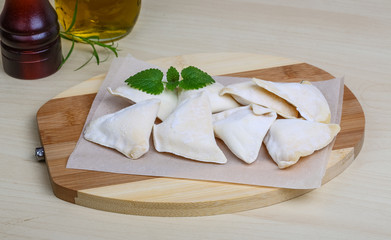 Raw potato dumplings