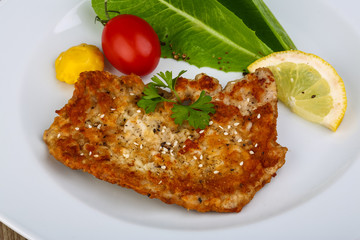 Pork schnitzel