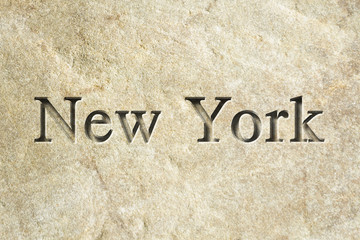 Engraved City New York