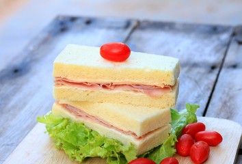 Tasty sandwiches
