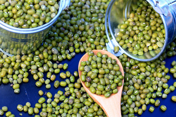 heap green beans dried