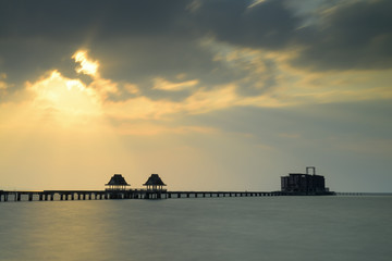 Thailand sea bridge