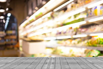 Blurred image of shopping mall and bokeh background