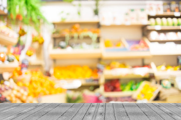Blurred image of shopping mall and bokeh background