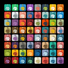 Flat design: longshoreman