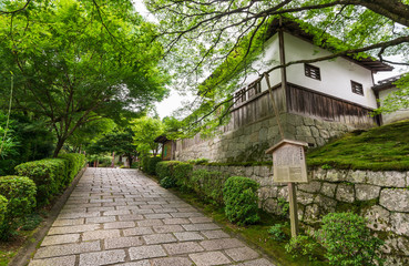 京都　曼殊院門跡　参道