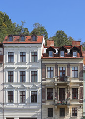 Fototapeta na wymiar Houses Ljubljana