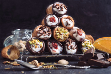 Sweet cannoli