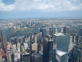 Fototapeta na wymiar new york from one world tower
