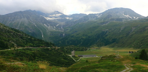 Fototapeta na wymiar Simplon Switzerland view