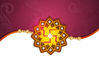 Beautiful rakhi for Raksha Bandhan celebration.