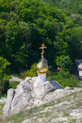 Divnogorsky Sacred Uspensky man's monastery in the summer