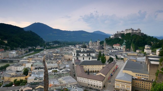 Historic city of Salzburg, Austria