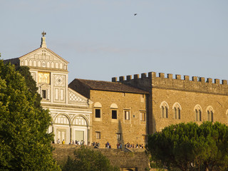 Obraz premium Italia,Toscana,Firenze,chiesa San Miniato al Monte