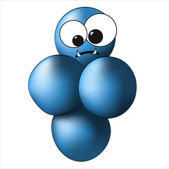 MRSA Staphylococcus aureus – Cartoon