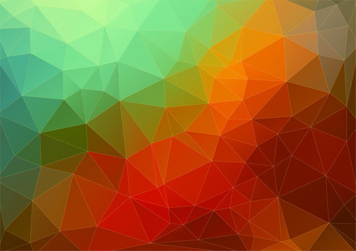 Abstract Two-dimensional  colorful background
