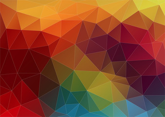 abstract composition with geometric shapes