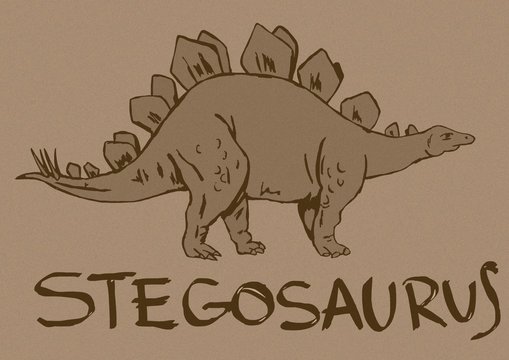 Stegosaurus vintage