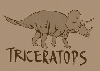 Triceratops vintage