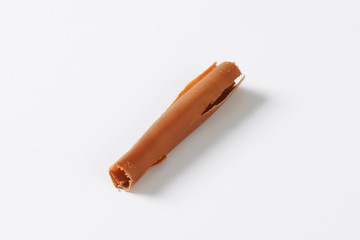 single chocolate shaving
