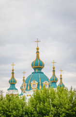 Fototapeta na wymiar Orthodox church in Kyiv. Ukraine