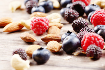 Nuts and berries