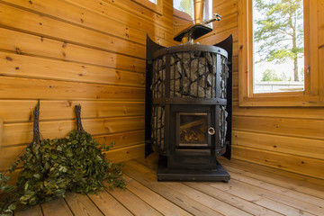 Sauna interior