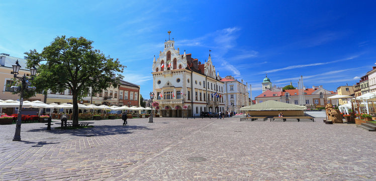 Fototapeta Rzeszow / the old town squere