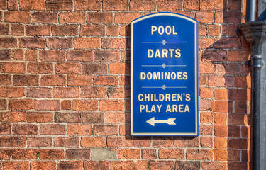 Obraz premium Pub sign