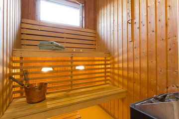 Sauna interior