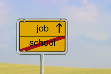 Sign school job