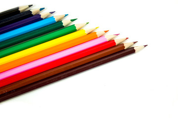 Fototapeta premium Color pencil set