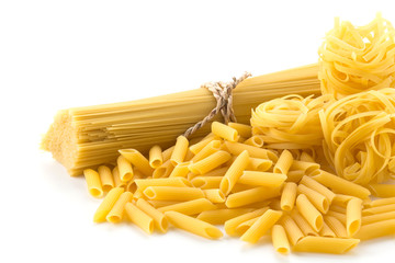 Italian spaghetti pasta dried food