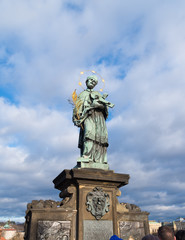 Fototapeta na wymiar charles bridge statue